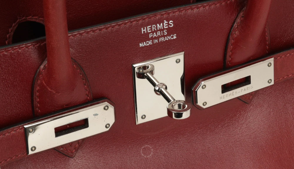 da tui xach hermes chinh hang Da Box Calf là loại da bê lâu đời nhất được Hermes sử dụng trong sản xuất túi xách