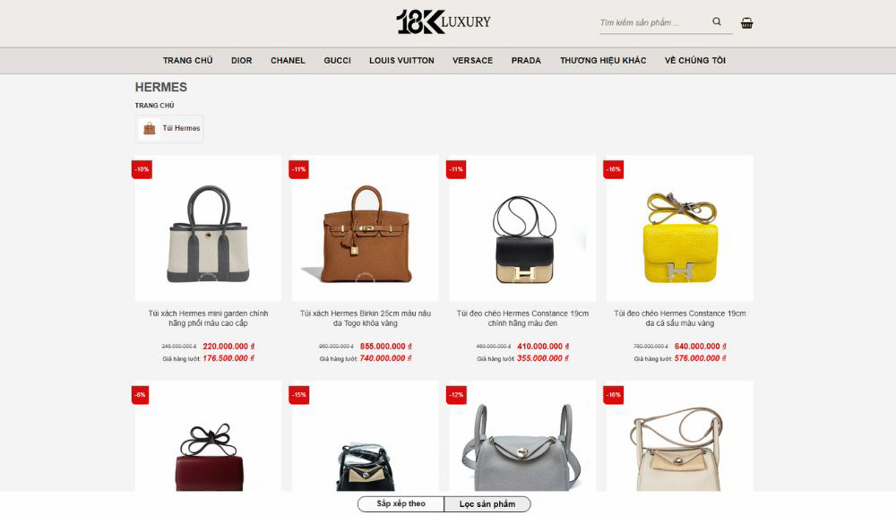 18K LUXURY VN là một trong những đơn vị hàng đầu chuyên cung cấp dòng sản phẩm thời trang và phụ kiện cao cấp đến từ các thương hiệu nổi tiếng thế giới