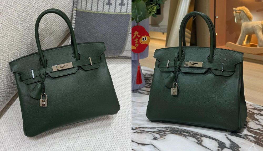 Vert Anglais (2Q) là màu xanh lá đậm mang sắc thái trầm, thường xuất hiện trong các bộ sưu tập giới hạn của Hermes