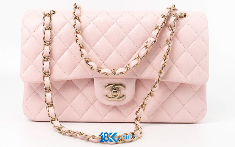tui chanel mau hong
