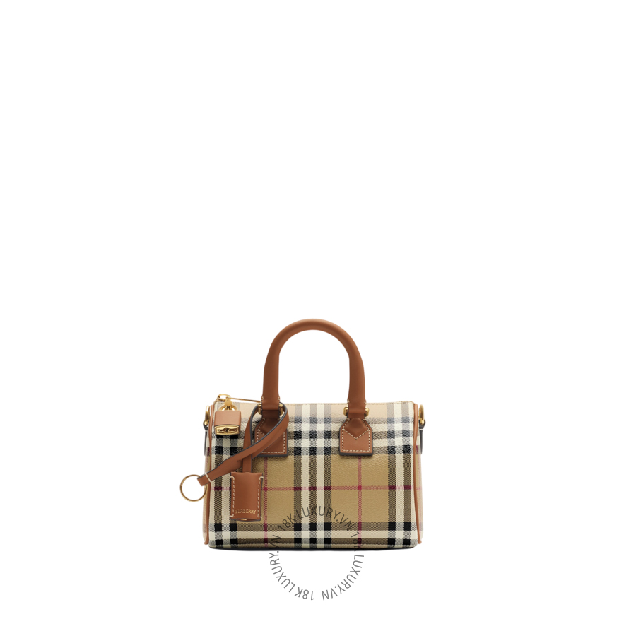 Tui Mini Check Bowling Bag brown (1)