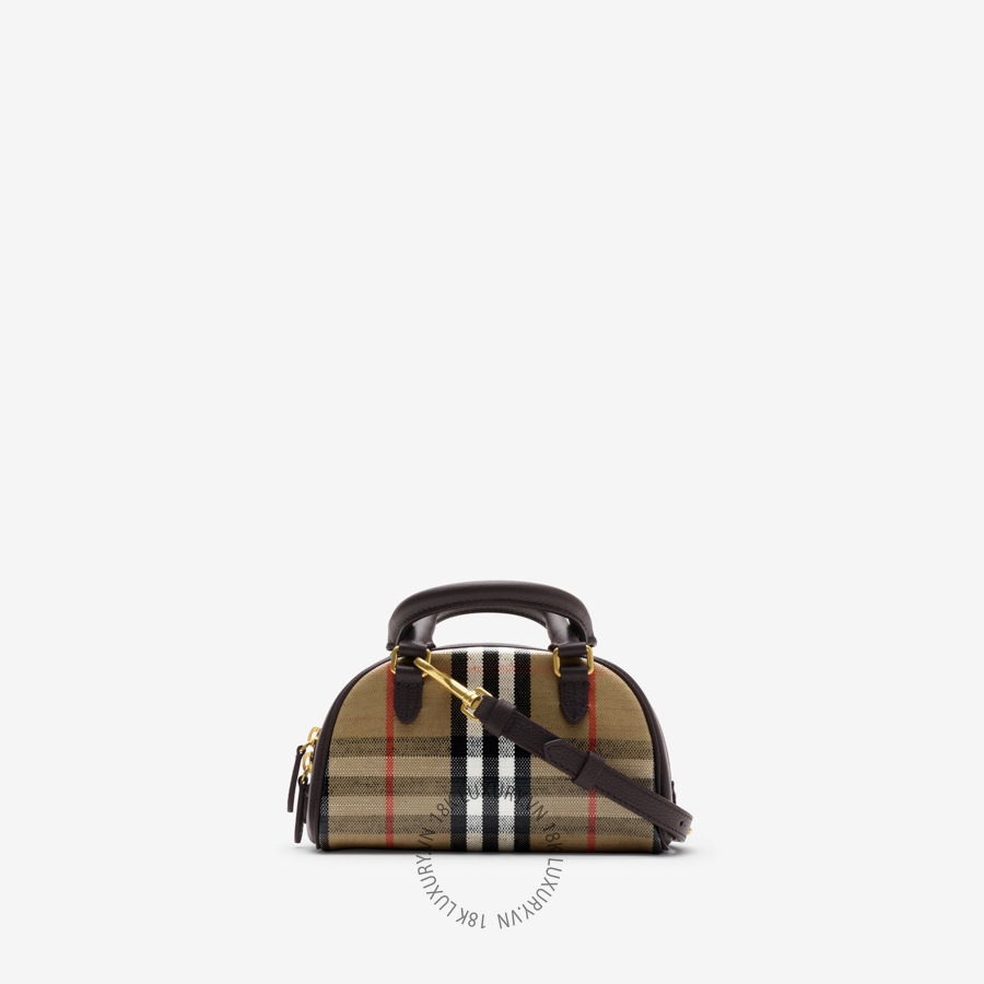 Tui Mini Highlands Bowling Bag màu nâu be (4)