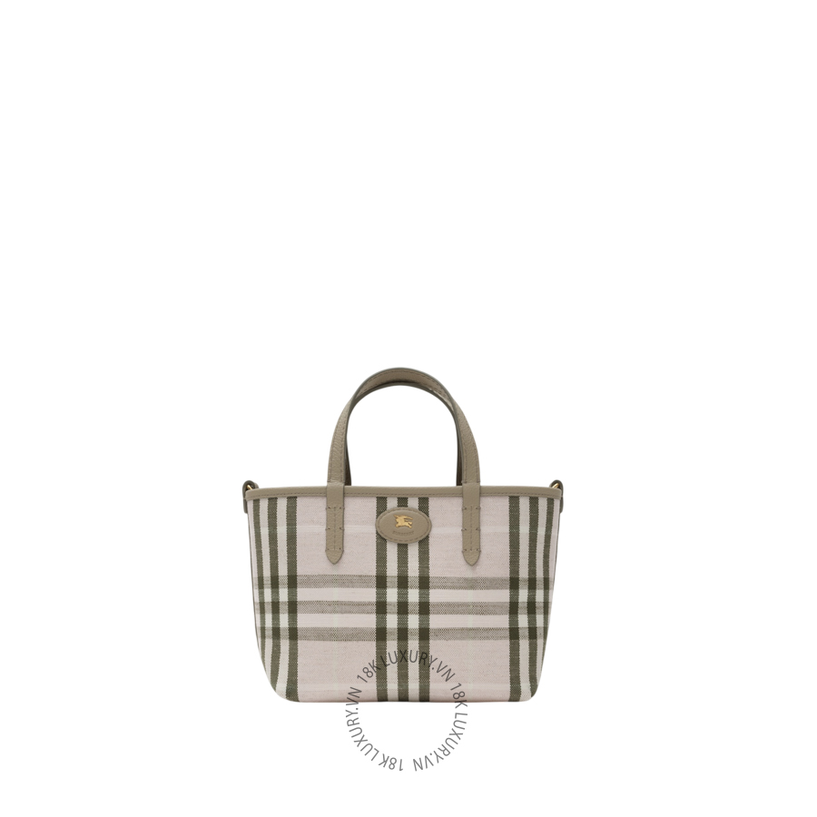 Tui Mini Reversible Bloomsbury Tote Mushroom màu be (1)
