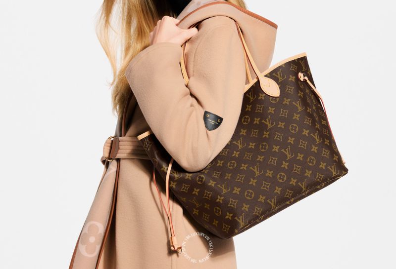 mau tui xach hot nhat hien nay Mẫu túi Louis Vuitton Neverfull MM Monogram Canvas