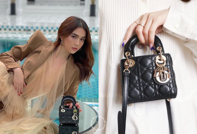 Mẫu túi Micro Lady Dior màu đen