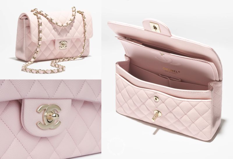 Mẫu túi Chanel Small Classic Handbag Light Pink