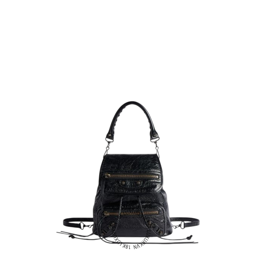 Balo Balenciaga Women's Le City Backpack Mini in Black A006Q22ACRZ1000 BLT039
