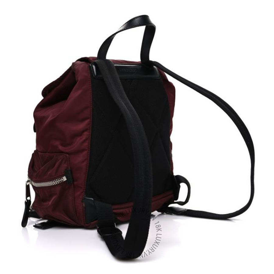 Balo Burberry Nylon Medium Rucksack Backpack Burgundy Red FPTG005