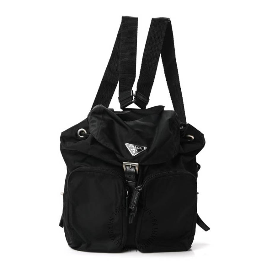 Balo Prada Nylon Vela Small Backpack Black FPTP196