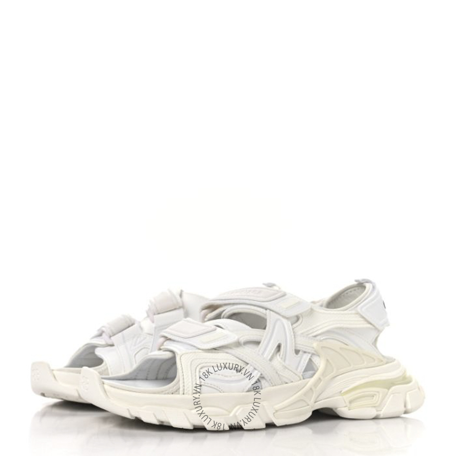 Dép Balenciaga Neoprene Rubber Track Sandals White SDB024 19 Dép Balenciaga Neoprene Rubber Track Sandals White SDB024