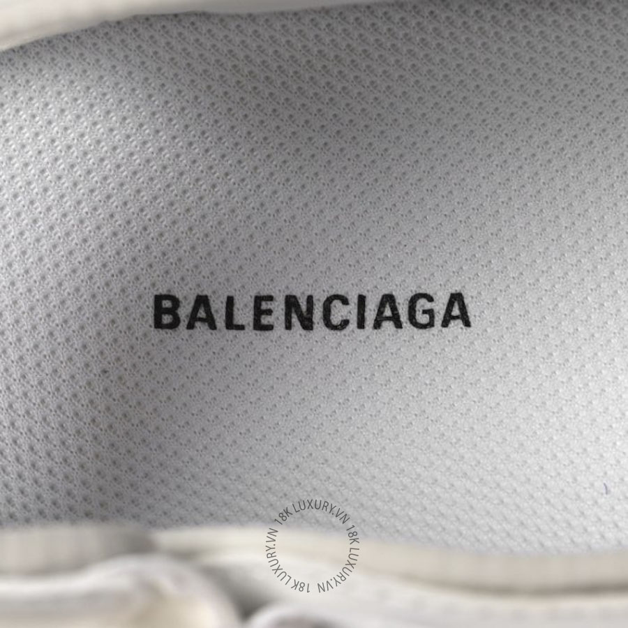 Dép Balenciaga Neoprene Rubber Track Sandals White SDB024 23 Dép Balenciaga Neoprene Rubber Track Sandals White SDB024
