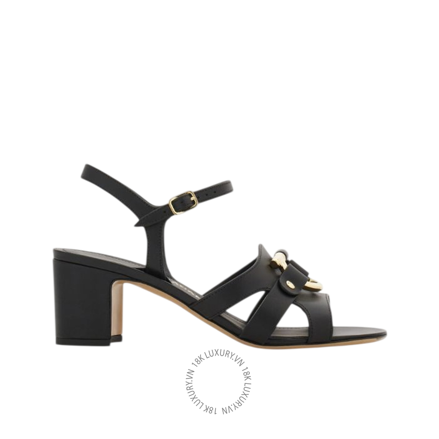 Dép cao gót Salvatore Gancini ornament sandal 01L748793602 DSV004