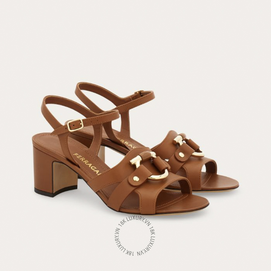 Dép cao gót Salvatore Gancini ornament sandal 01L748793604 DSV003