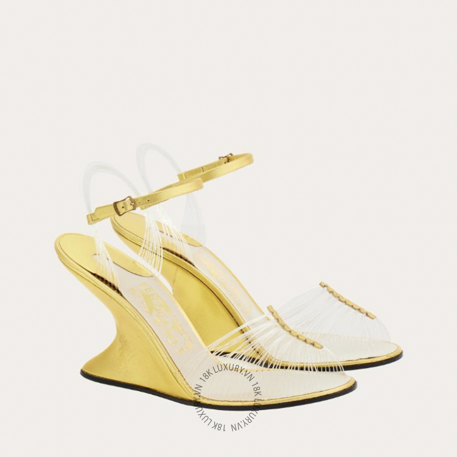 Dép cao gót sandal Salvatore Invisibile (1947) 01I096772434 DSV182