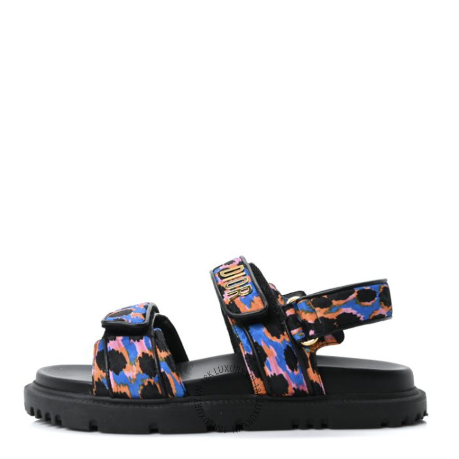 Dép Christian Dior Technical Fabric Mizza Print Dioract Sandals Multicolor BKJ085