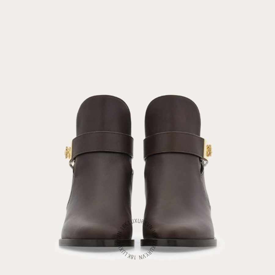 Giày Boot Salvatore Hug buckle ankle màu nâu da bê 01K224797487 DSV168 18 Giày Boot Salvatore Hug buckle ankle màu nâu da bê 01K224797487 DSV168