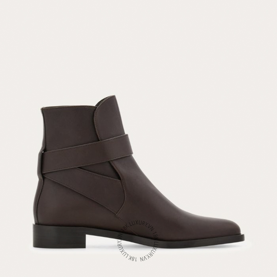Giày Boot Salvatore Hug buckle ankle màu nâu da bê 01K224797487 DSV168 21 Giày Boot Salvatore Hug buckle ankle màu nâu da bê 01K224797487 DSV168