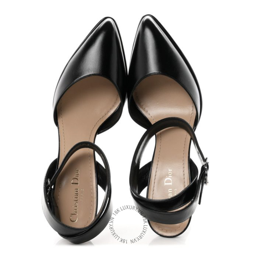 Giày cao gót Christian Dior Calfskin Soul Pumps Black BKJ026