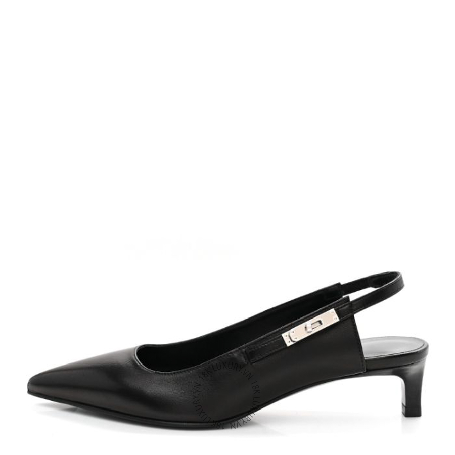 Giày cao gót Hermes Nappa Lover 40 Pumps Black FGH250