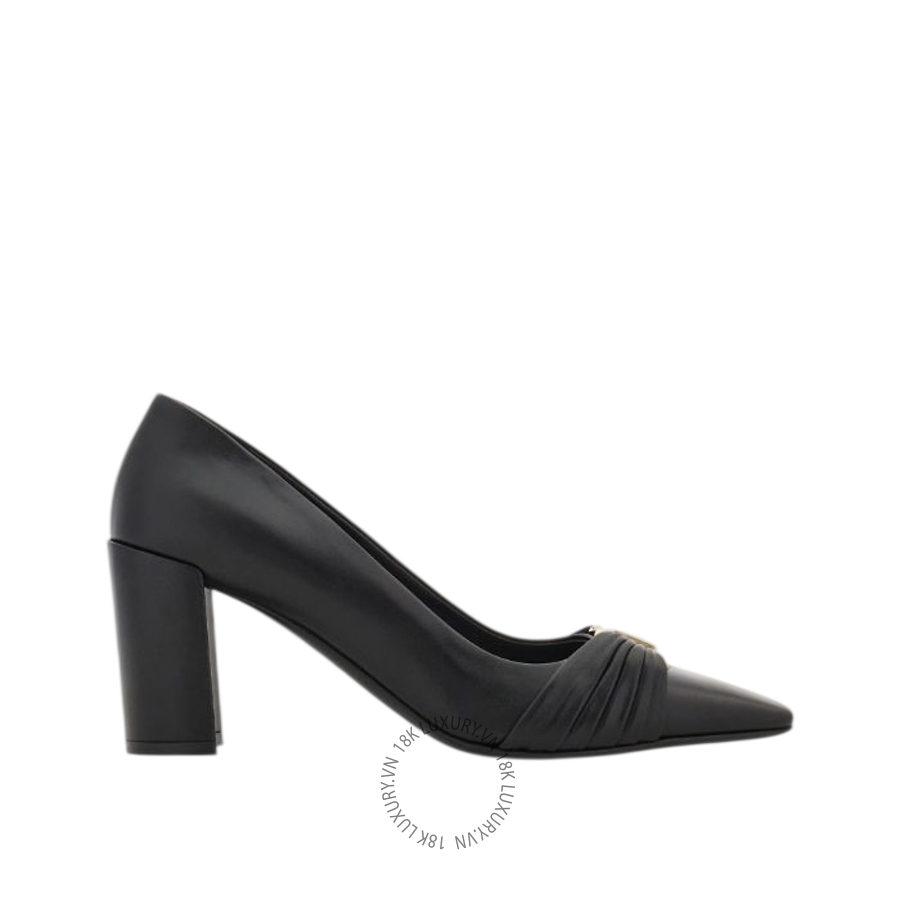 Giày cao gót Salvatore Gancini ornament pump with bock heel 01L959795405 DSV111
