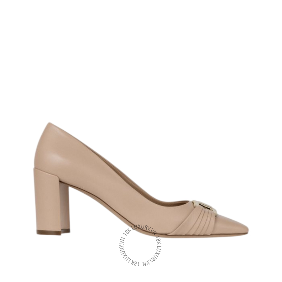 Giày cao gót Salvatore Gancini ornament pump with bock heel 01L959796621 DSV108