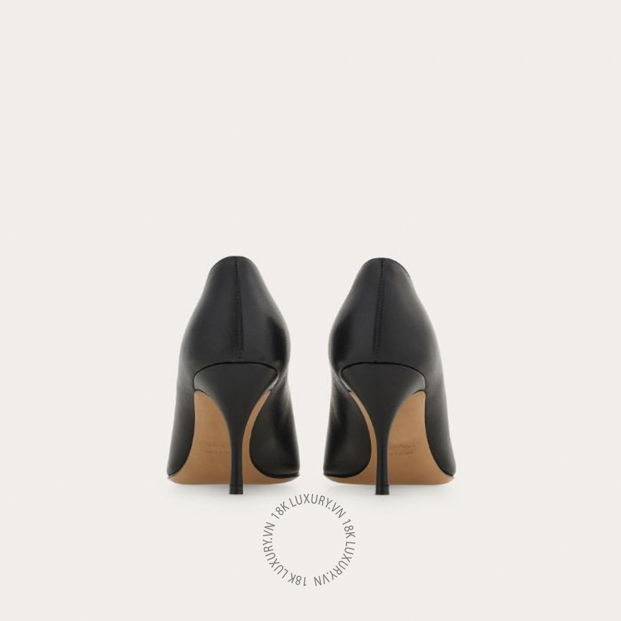Giày cao gót Salvatore Maxi Gancini pump 01K468784818 DSV087 18 Giày cao gót Salvatore Maxi Gancini pump 01K468784818 DSV087