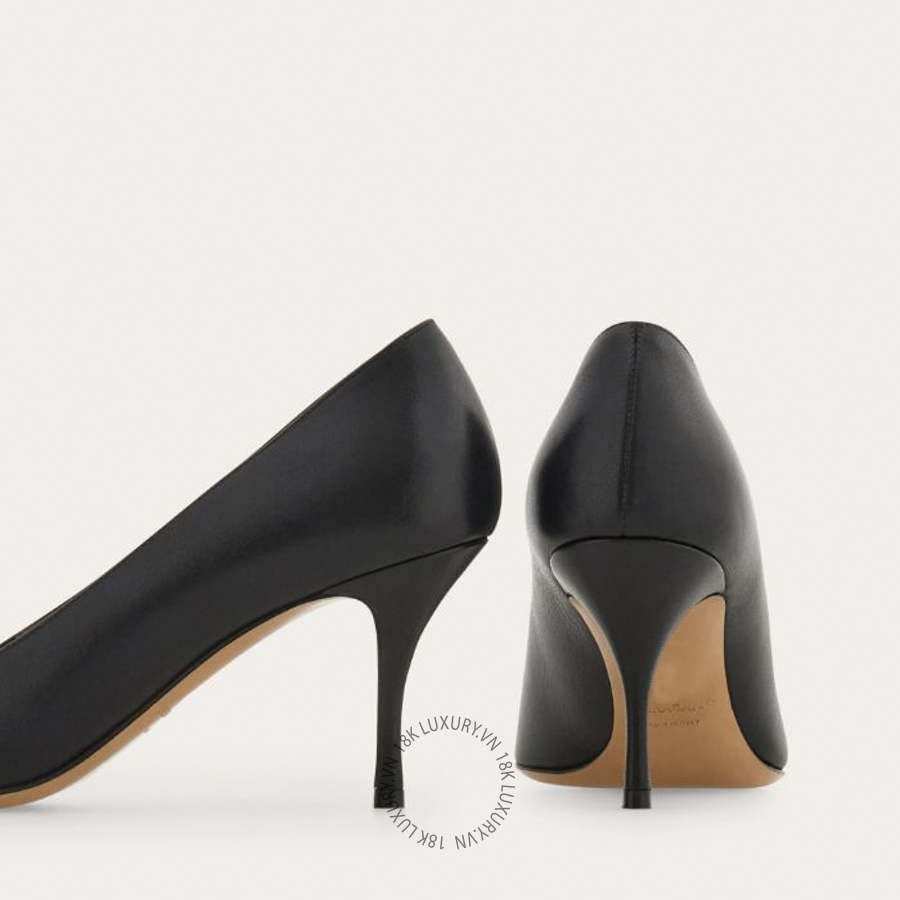 Giày cao gót Salvatore Maxi Gancini pump 01K468784818 DSV087 20 Giày cao gót Salvatore Maxi Gancini pump 01K468784818 DSV087