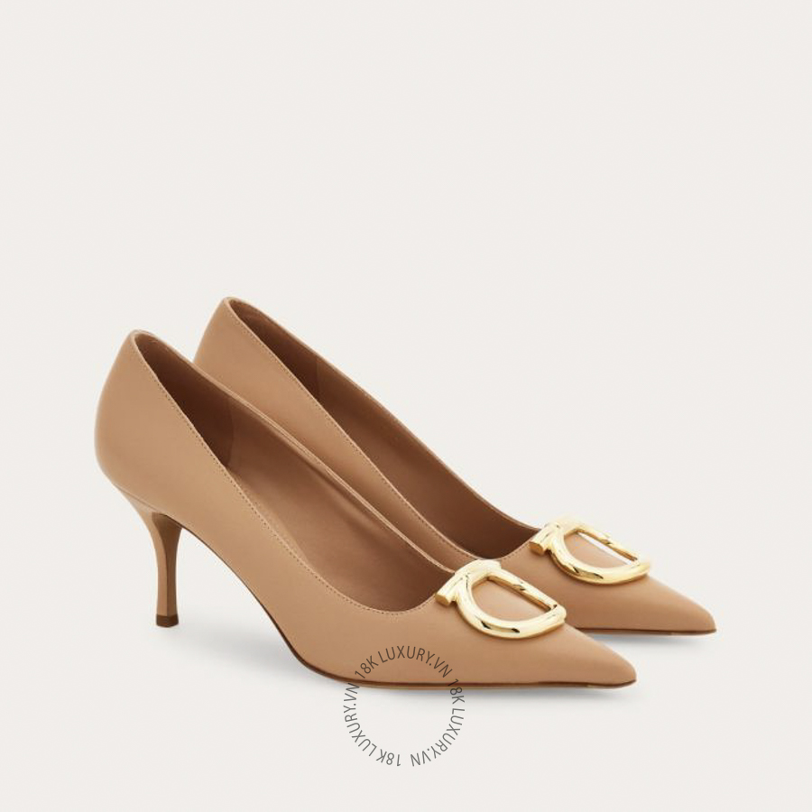 Giày cao gót Salvatore Maxi Gancini pump NTH005 DSV086