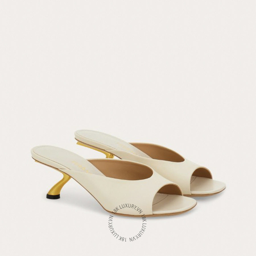 Giày cao gót Salvatore S-shaped heel slide 01L765793522 DSV076