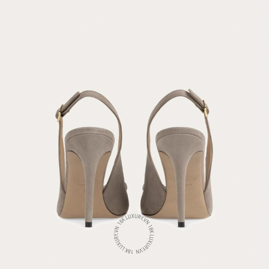 Giày cao gót Salvatore Vara bow slingback 01L430794394 DSV112 15 Giày cao gót Salvatore Vara bow slingback 01L430794394 DSV112