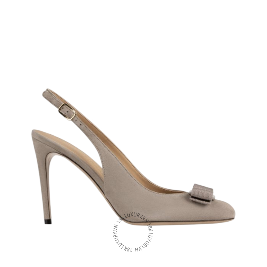 Giày cao gót Salvatore Vara bow slingback 01L430794394 DSV112
