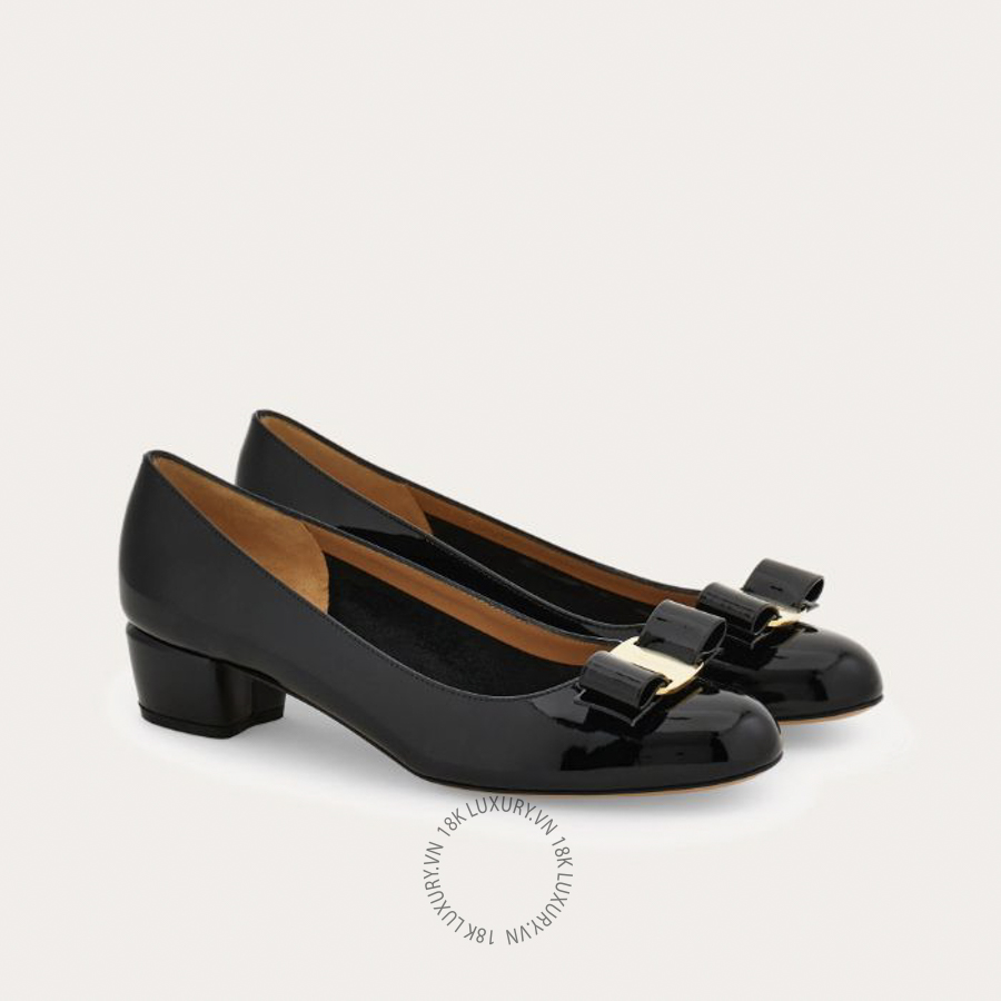 Giày cao gót Salvatore Vara pump màu đen 01B221591963 DSV158