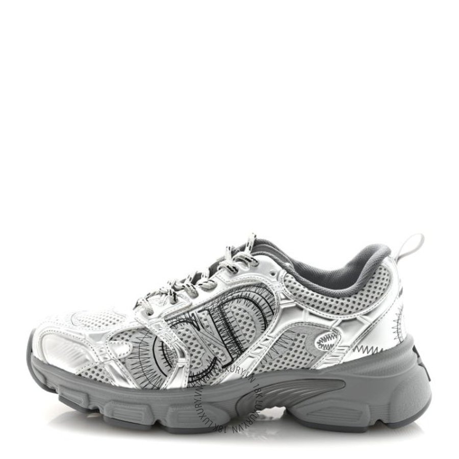 Giày Christian Dior Technical Mesh Dior Chrono Sneakers Silver BKJ062