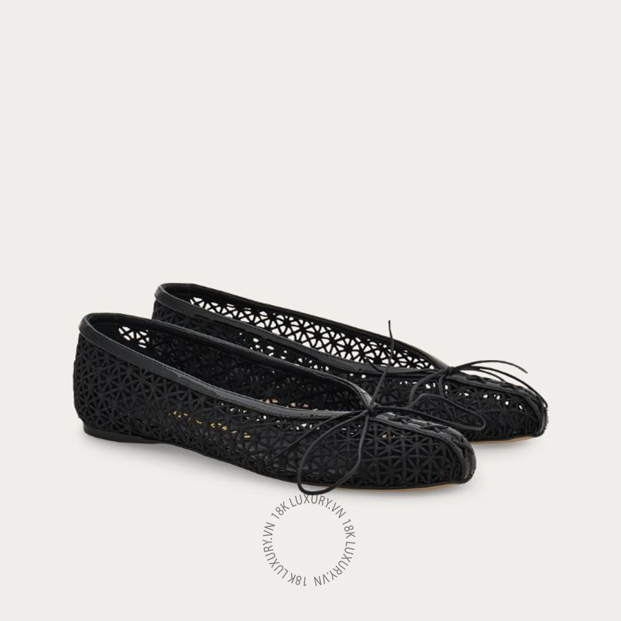 Giày đế bệt Salvatore Macramé lace ballet flat 01L406790208 DSV056