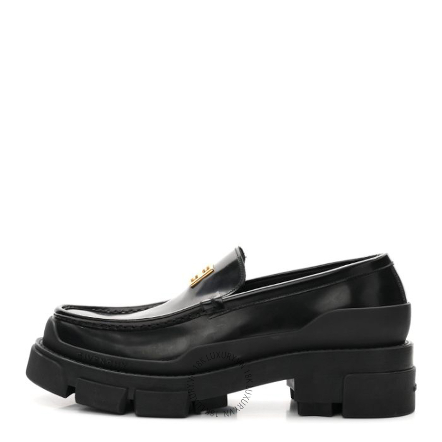 Giày Loafer Givenchy Calfskin Terra Moccassins Black GVG16