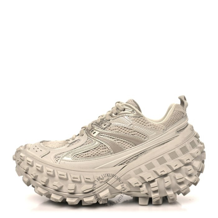 Giày Sneakers Balenciaga Rubber Mesh Monocolor Defender Beige SDB038