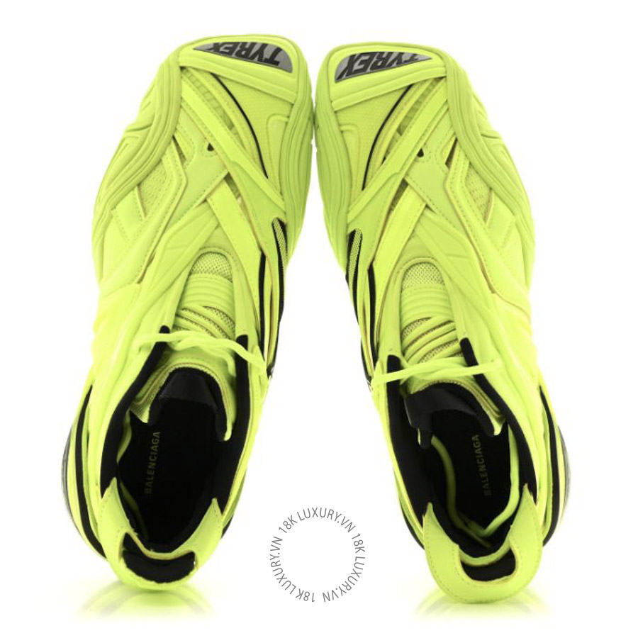Giày Sneakers Balenciaga Rubber Mesh Tyrex Monocolor Fluo Yellow SDB029