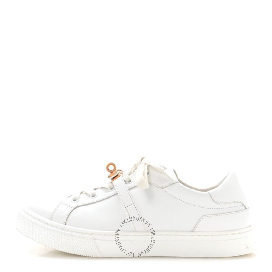 Giày thể thao Hermes Calfskin Day Sneakers White FGH256
