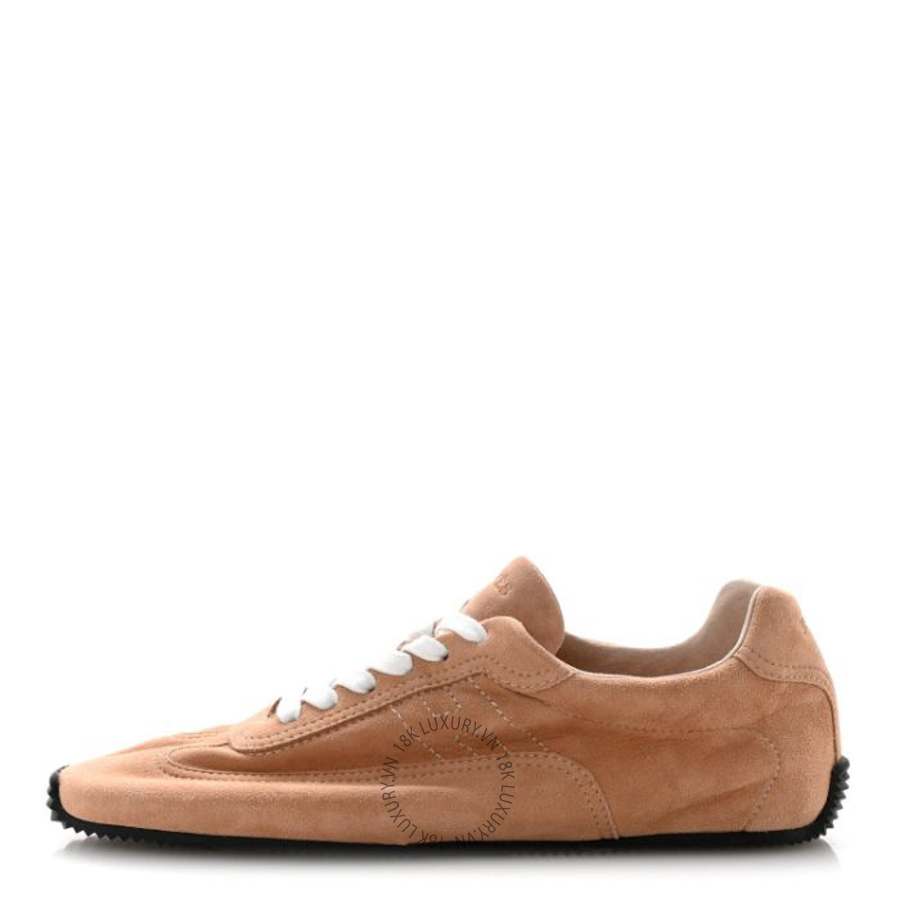 Giày thể thao Hermes Suede Goatskin Master Sneakers Beige Perlino FGH200