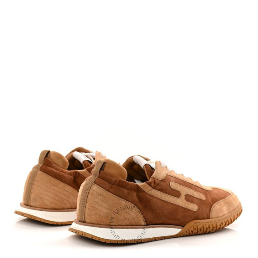Giày thể thao Hermes Suede Goatskin Unisex Jet Sneakers Brun Amourette Miel FGH253 15 Giày thể thao Hermes Suede Goatskin Unisex Jet Sneakers Brun Amourette Miel FGH253
