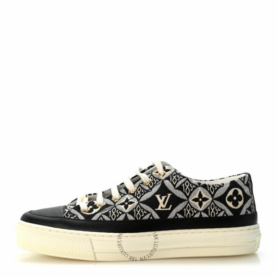 Giày thể thao Louis Vuitton Jacquard Since Stellar Sneakers Black FPGL066