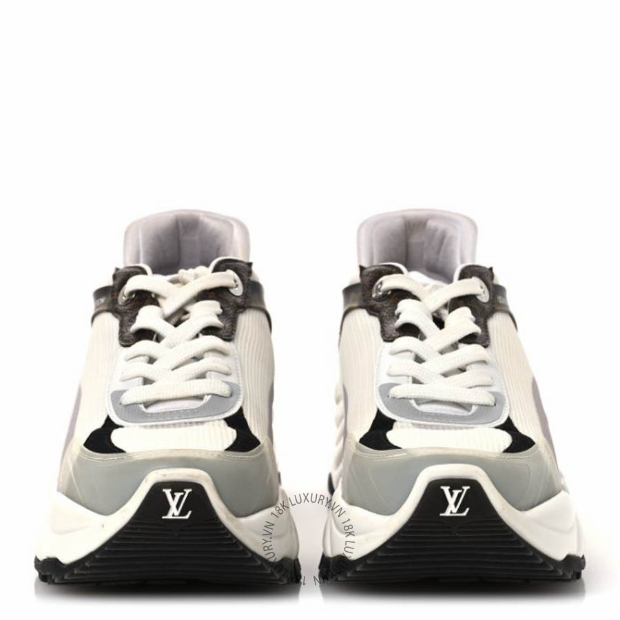 Giày thể thao Louis Vuitton Monogram Calfskin Run Sneakers White FPGL071 14 Giày thể thao Louis Vuitton Monogram Calfskin Run Sneakers White FPGL071