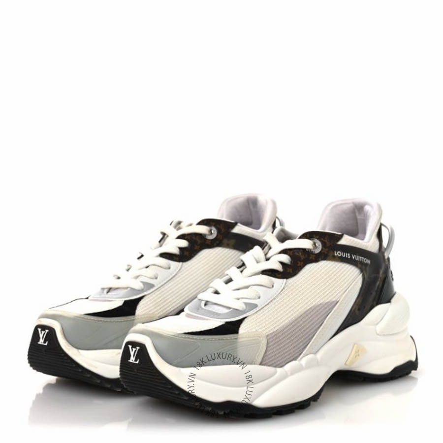 Giày thể thao Louis Vuitton Monogram Calfskin Run Sneakers White FPGL071 15 Giày thể thao Louis Vuitton Monogram Calfskin Run Sneakers White FPGL071