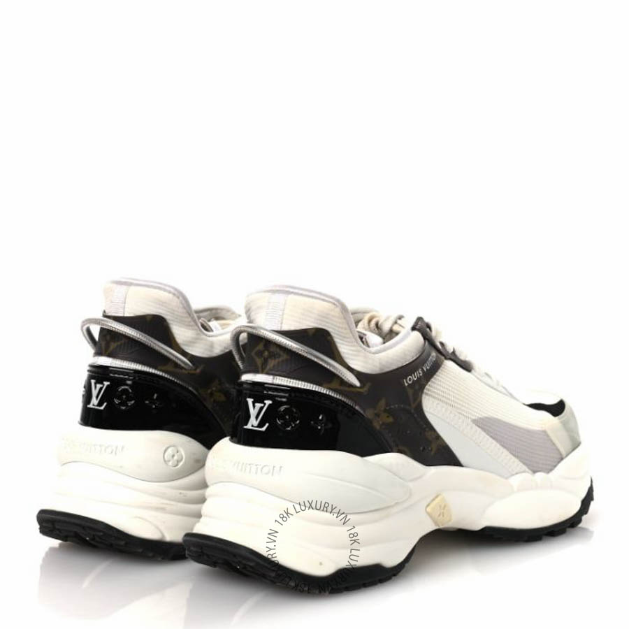 Giày thể thao Louis Vuitton Monogram Calfskin Run Sneakers White FPGL071 16 Giày thể thao Louis Vuitton Monogram Calfskin Run Sneakers White FPGL071