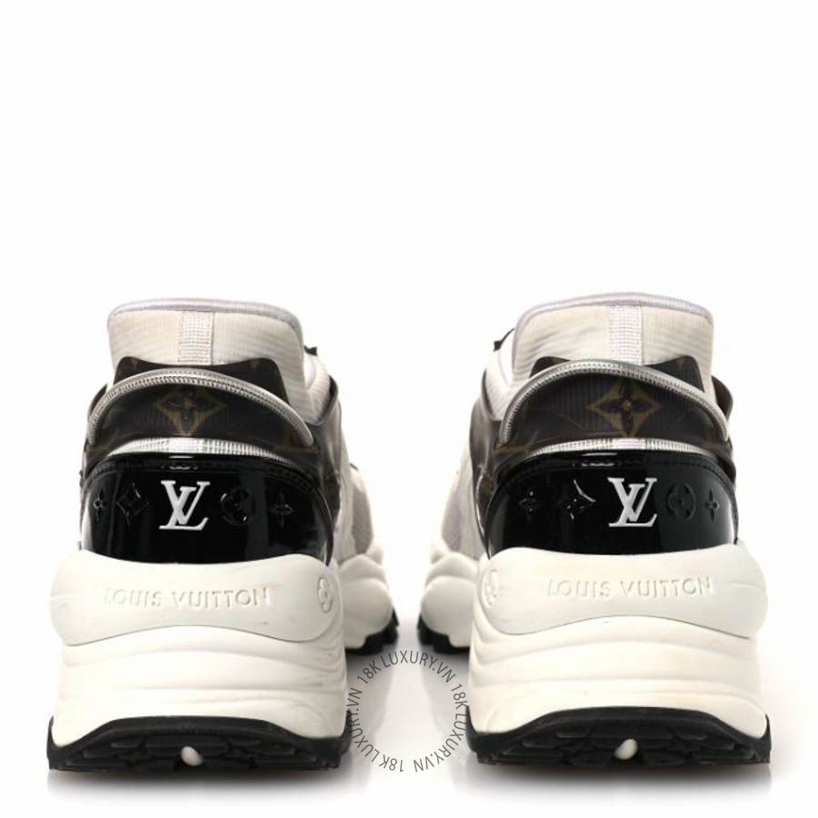 Giày thể thao Louis Vuitton Monogram Calfskin Run Sneakers White FPGL071 17 Giày thể thao Louis Vuitton Monogram Calfskin Run Sneakers White FPGL071