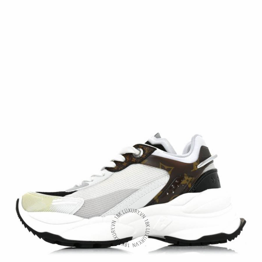 Giày thể thao Louis Vuitton Monogram Calfskin Run Sneakers White FPGL125