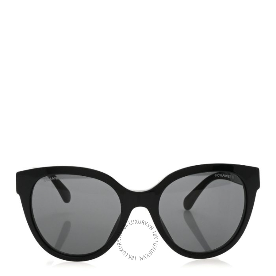 Kính Chanel Acetate CC Butterfly Sunglasses 5414-A Black KCN104