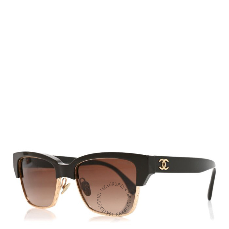 Kính Chanel Acetate Metal CC Butterfly Sunglasses 5558 KCN002