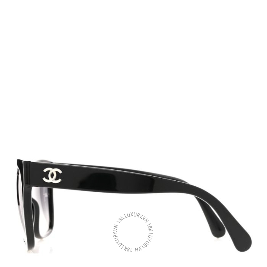 Kính Chanel Acetate Polarized Square CC Sunglasses 5380 Black KCN037 12 Kính Chanel Acetate Polarized Square CC Sunglasses 5380 Black KCN037