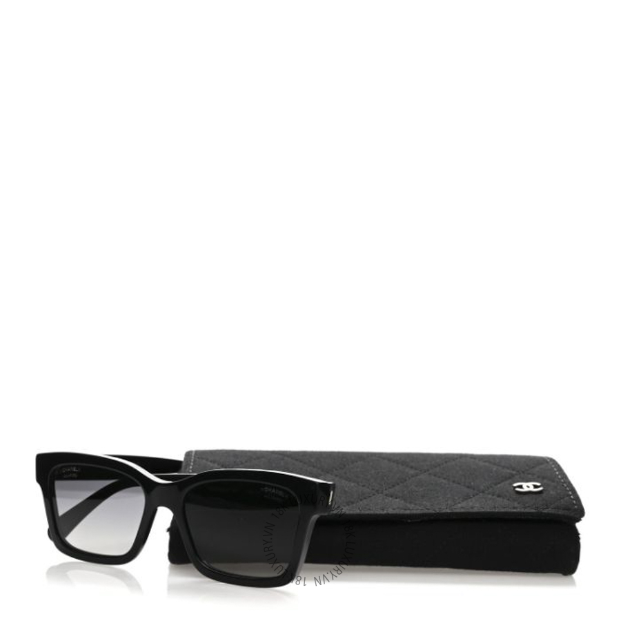 Kính Chanel Acetate Polarized Square Sunglasses 5417 Black KCN031 14 Kính Chanel Acetate Polarized Square Sunglasses 5417 Black KCN031